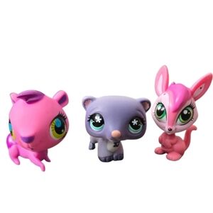 Littlest Pet Shop Guinea Pig, Ferret & Wallaby